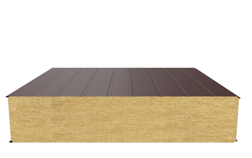 Стеновая сэндвич-панель (минеральная вата) 300 мм х 1000 мм (Накатка)