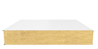 Стеновая сэндвич-панель (минеральная вата) 180 мм х 1000 мм (Гладкая)