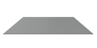 Лист плоский  1250 мм х 0,45 мм (оцинкованный)